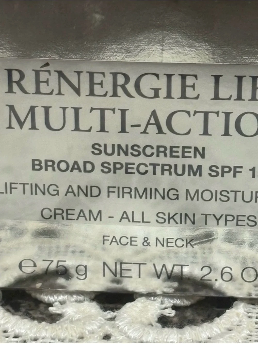 NEW Lancome Renergie Lift Multi Action SPF 15